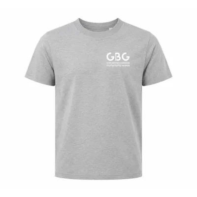 T-Shirt Unisex „GBG“ – Schulkleidung Georg-Büchner-Gymnasium Düsseldorf Farbe Grey-Melange