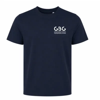 T-Shirt Unisex „GBG“ – Schulkleidung Georg-Büchner-Gymnasium Düsseldorf Farbe NAVY