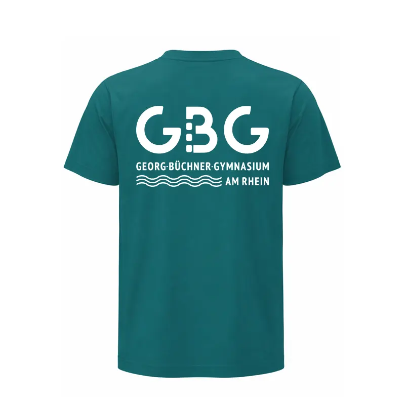 T-Shirt Unisex „GBG“ – Schulkleidung Georg-Büchner-Gymnasium Düsseldorf Farbe Teat – Bild 2